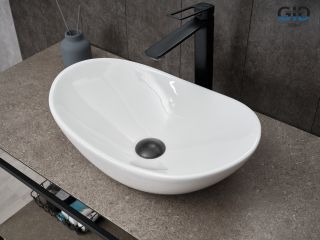 Раковина Gid N9133 51201 накладная белая 48x30.5x14.5